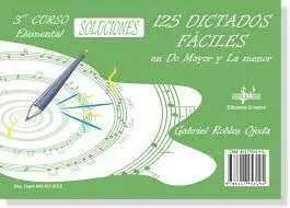 125 Dictados Faciles en Do Mayor y la Menor 3º Cur