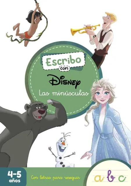 Escribo con Disney. Las Minúsculas (Aprendo a Escribir con Disney)