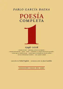 Poesía Completa, 1