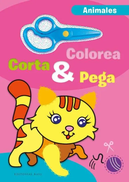 Colorea, Corta y Pega. Animales