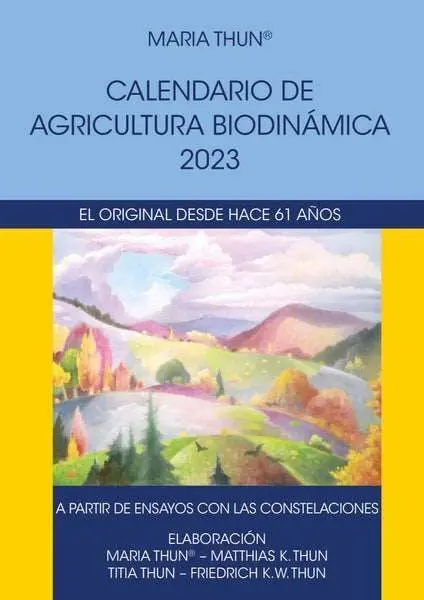 2023 Calendario de Agricultura Biodinamica