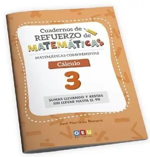 Cuaderno de Refuerzo de Matemáticas. Matemáticas Comprensivas. Cálculo 3
