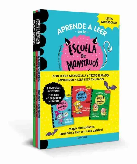 Aprender a Leer en la Escuela de Monstruos - Pack con los Libros 1, 2 y 3