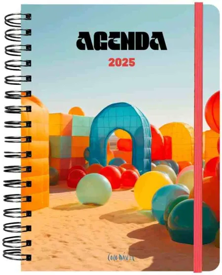 Agenda Anual Semanal 2025 Coco Dávez