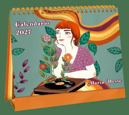 Calendario de Mesa 2027 María Hesse