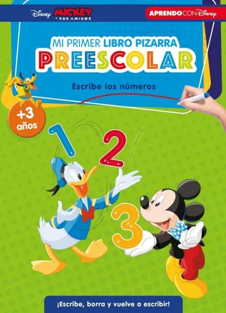 Aprende con Disney. Primeros Números (Libro-Pizarra) (Disney. Primeros Aprendiza