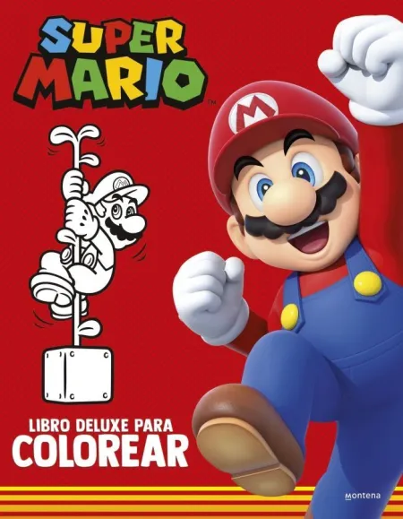 Super Mario: Libro para Colorear Deluxe