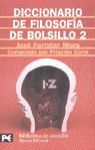 DICCIONARIO DE FILOSOFÍA (BOLSILLO) 2