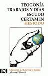 TEOGONIA.TRABAJOS Y DIAS. ESCUDO.CERTAMEN