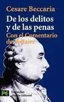 De los Delitos y las Penas