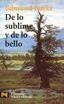 INDAGACIÓN FILOSÓFICA SOBRE EL ORÍGEN DE NUESTRAS IDEAS ACERCA DE LO SUBLIME Y DE LO BELLO