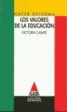 LOS VALORES DE LA EDUCACIÓN