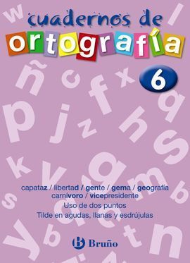 CUADERNO DE ORTOGRAFÍA 6