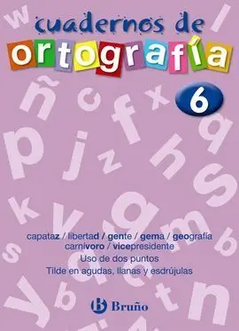 Cuaderno de Ortografía 6