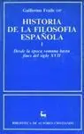 Historia de la Filosofía Española. I: Desde la Épo