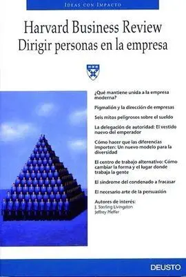 Harvard Business Review. Dirigir Personas en la Empresa