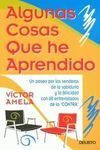 ALGUNAS COSAS QUE HE APRENDIDO