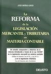 LA REFORMA DE LA LEGISLACIÓN MERCANTIL Y TRIBUTARIA EN MATERIA CONTABLE