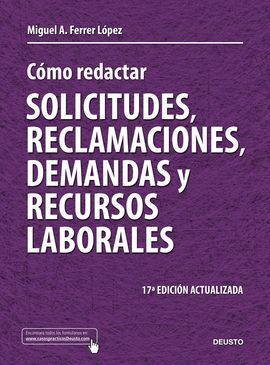 CÓMO REDACTAR SOLICITUDES, RECLAMACIONES, DEMANDAS