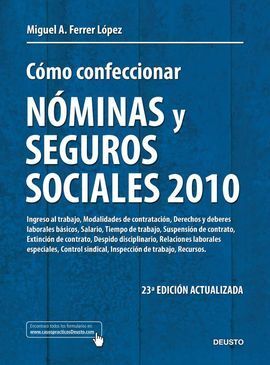 CÓMO CONFECCIONAR NÓMINAS Y SEGUROS SOCIALES 2010