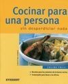 COCINAR PARA UNA PERSONA