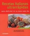 RECETAS ITALIANAS ULTRARRÁPIDAS