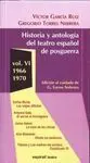 Historia y Antología del Teatro Español de Posguerra