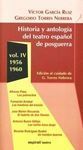 HISTORIA Y ANTOLOGÍA DEL TEATRO ESPAÑOL DE POSGUERRA