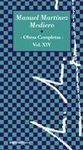 MANUEL MARTÍNEZ MEDIERO. OBRAS COMPLETAS VOL. XIV
