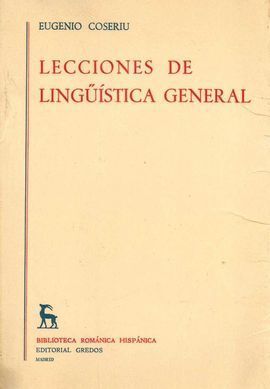 LECCIONES DE LINGÜÍSTICA GENERAL