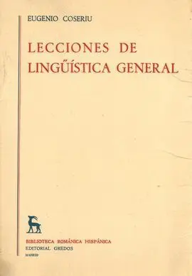 Lecciones de Lingüística General