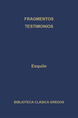 FRAGMENTOS. TESTIMONIOS