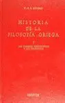 Historia de la Filosofía Griega. Vol. I