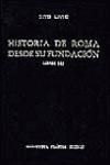 HISTORIA DE ROMA DESDE SU FUNDACIÓN: LIBROS XXI-XXV