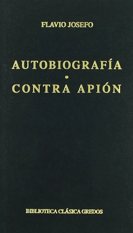 Autobiografía. contra Apión