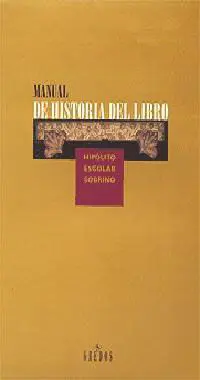 Manual de Historia del Libro