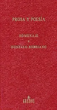Prosa y Poesía. Homenaje a Gonzalo Sobejano