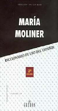 Diccionario Uso Español Cd-Rom María Moliner