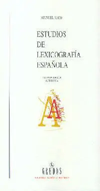 Estudios de Lexicografía Española