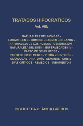 Tratados Hipocraticos Vol. 8