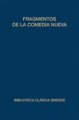 Fragmentos de la Comedia Nueva