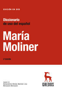 DICCIONARIO DE USO DEL ESPAÑOL DVD MARÍA MOLINER