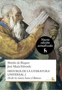 Historia de la Literatura Universal I. Desde los Inicios Hasta el Barroco