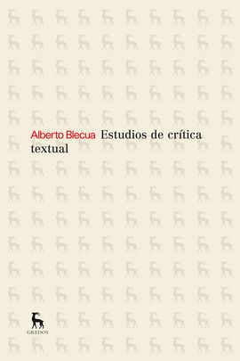 ESTUDIOS DE CRÍTICA TEXTUAL