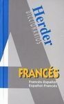 DICCIONARIO HERDER FRANCÉS-ESPAÑOL, ESPAÑOL-FRANCÉS