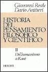 HISTORIA DEL PENSAMIENTO FILOSOFICO Y CIENTÍFICO II