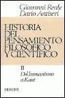 Historia del Pensamiento Filosofico y Científico Ii