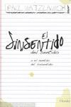 EL SINSENTIDO DEL SENTIDO