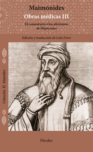 MAIMÓNIDES. OBRAS MÉDICAS VOL. III