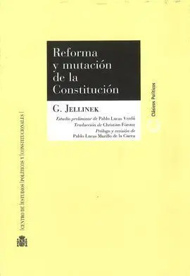 Reforma y Mutación de la Constitución